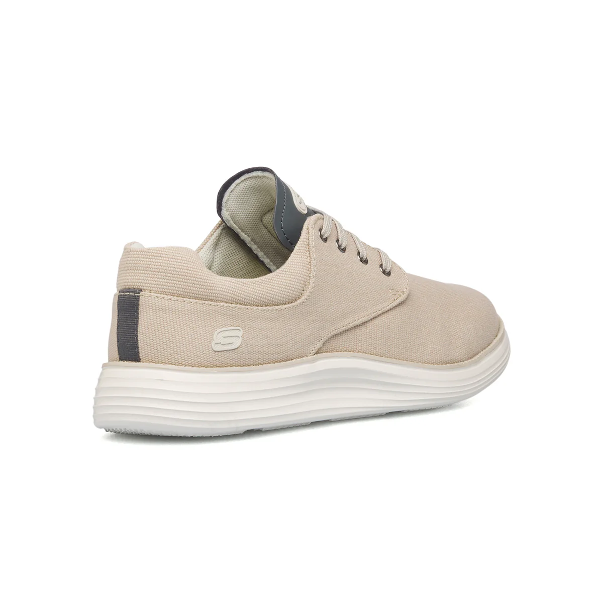 Stringate casual beige in tessuto Skechers Status 2.0 - Image 3