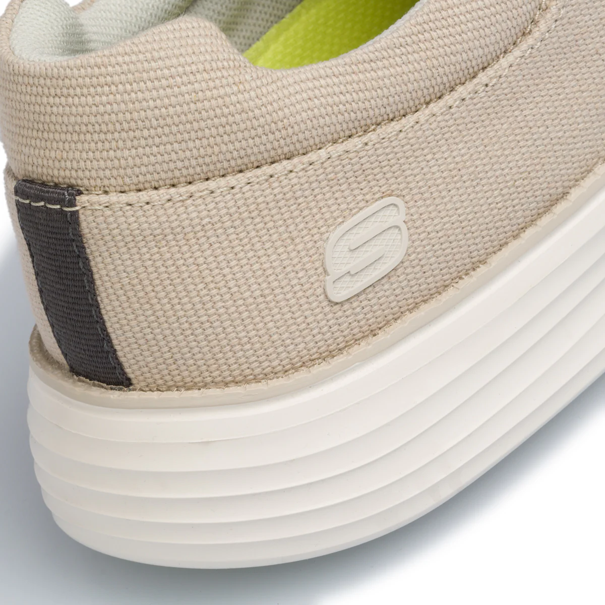 Stringate casual beige in tessuto Skechers Status 2.0 - Image 7