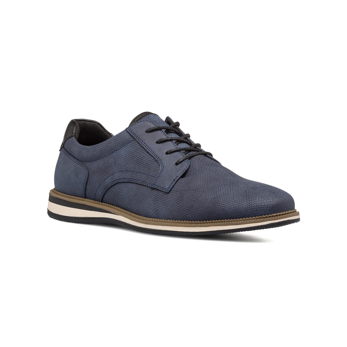 Stringate casual blu da uomo con allacciatura Derby Riflessi Urbani - Image 2