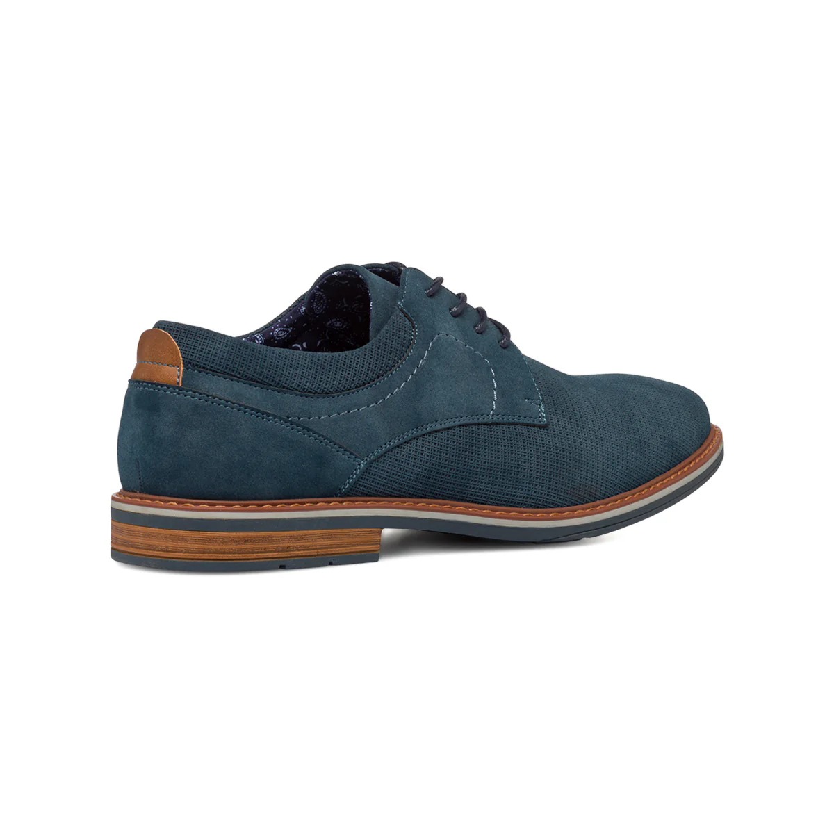 Stringate casual blu navy da uomo Riflessi Urbani - Image 3
