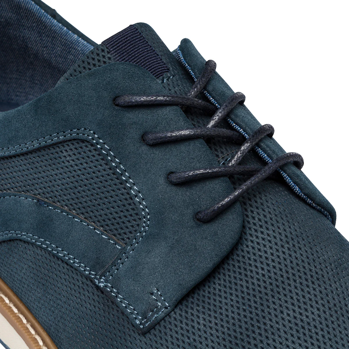 Stringate casual blu navy da uomo Riflessi Urbani - Image 6