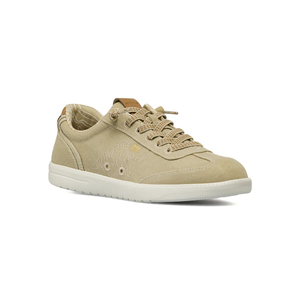 Stringate casual da Uomo beige in tessuto Jeep Spirit - Image 2