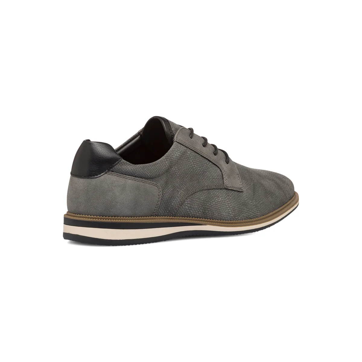 Stringate casual grigie da uomo con allacciatura Derby Riflessi Urbani - Image 3