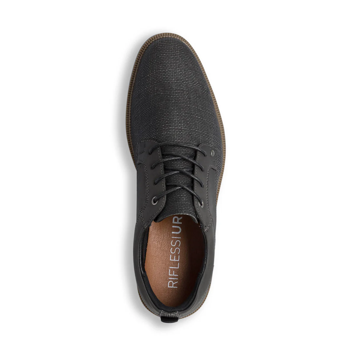 Stringate casual grigie da uomo con allacciatura Derby Riflessi Urbani - Image 5