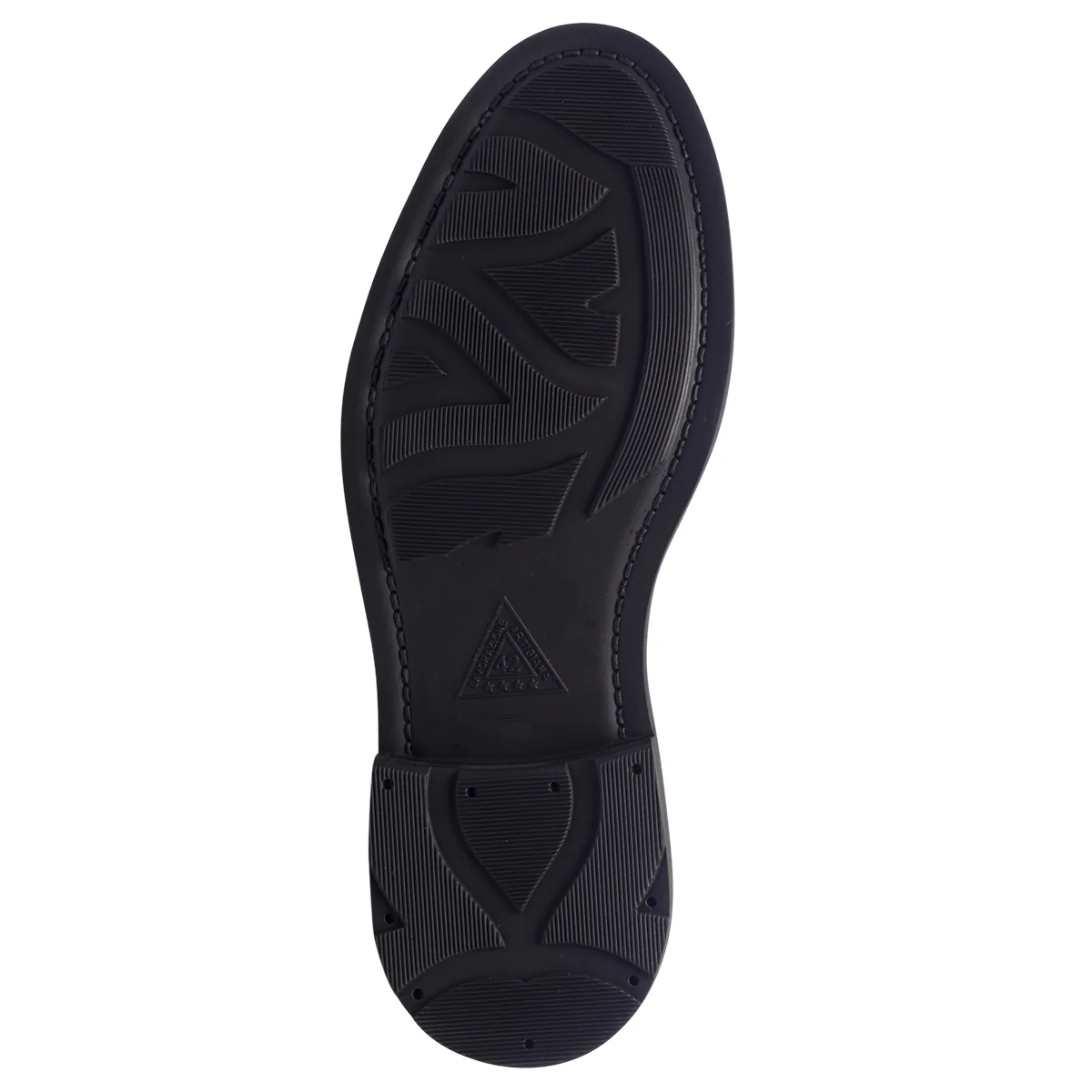 Stringate casual marroni in pelle da uomo con dettagli brogue Primopiano - Image 4