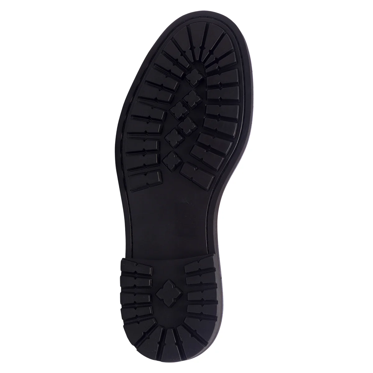 Stringate casual marroni in pelle da uomo con dettagli brogue Primopiano - Image 4