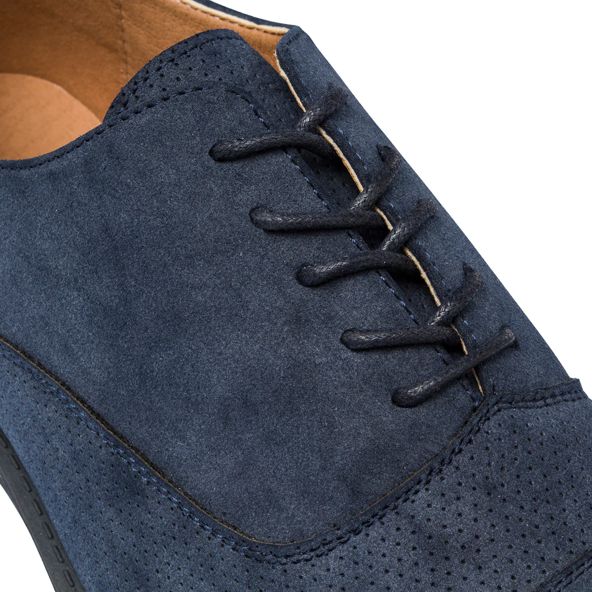 Scarpe Eleganti Uomo blu con dettagli traforati Riflessi Urbani - Image 4