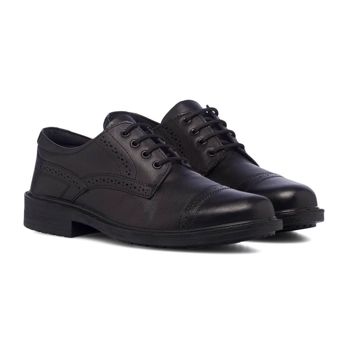 Stringate comfort nere in pelle da uomo P Soft - Image 5