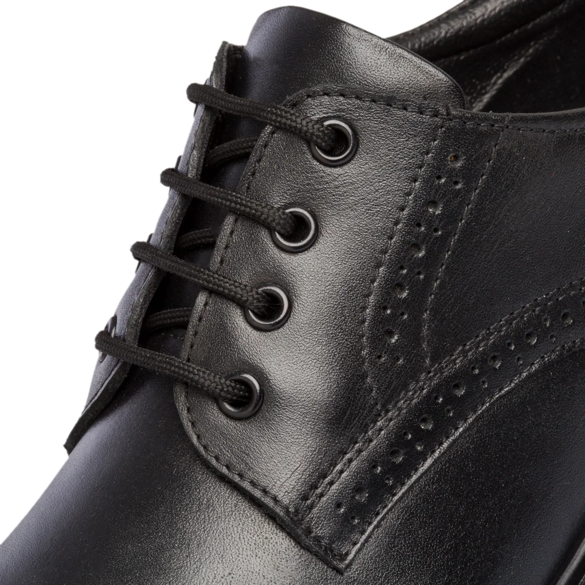 Stringate comfort nere in pelle P Soft - Image 6