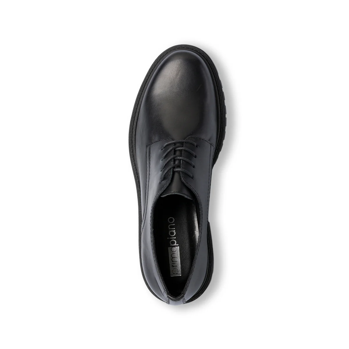 Stringate da donna nere in pelle con allacciatura derby Primopiano - Image 5