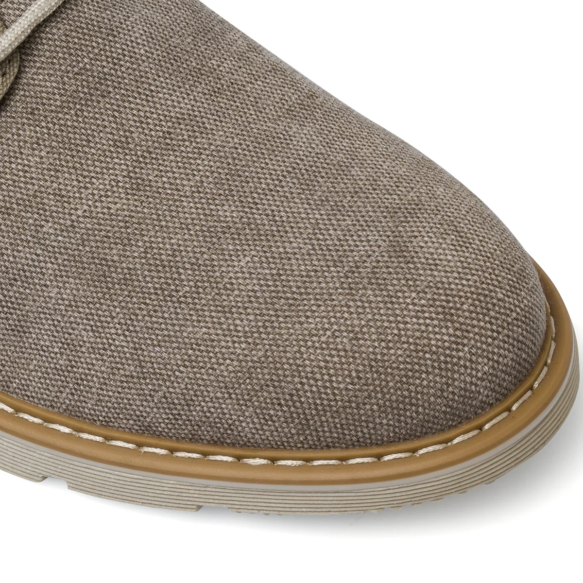 Stringate da Uomo beige con dettaglio effetto scamosciato Glams - Image 4