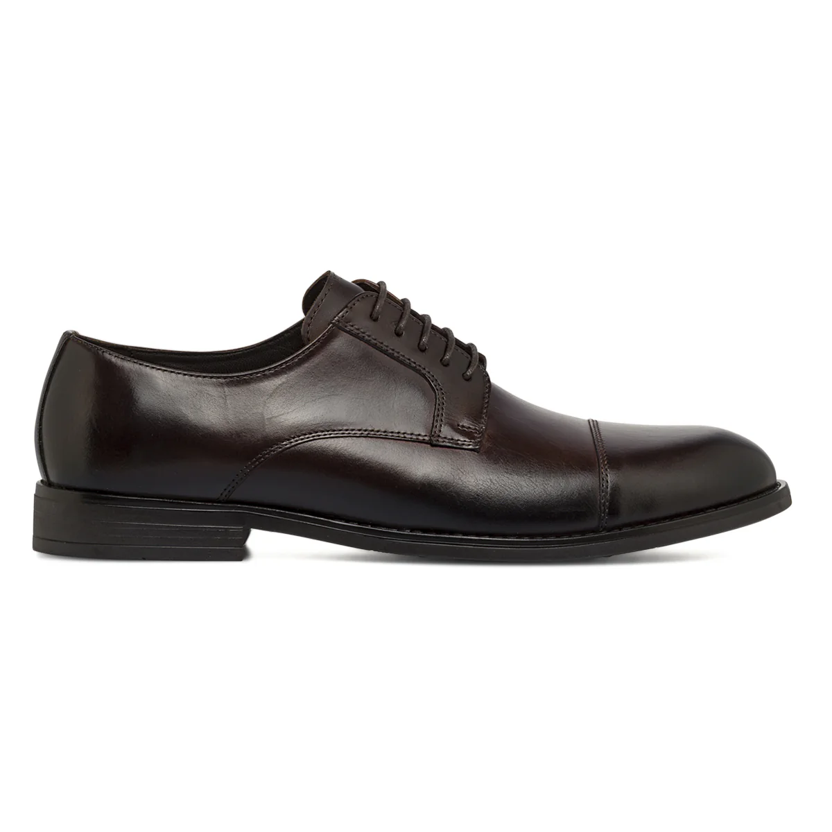 Stringate da uomo marroni in pelle con allacciature Derby La Cuoieria