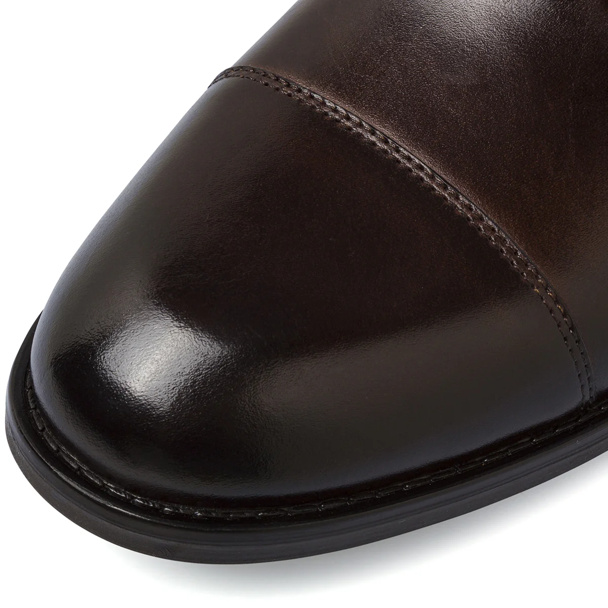 Stringate da uomo marroni in pelle con allacciature Derby La Cuoieria - Image 4