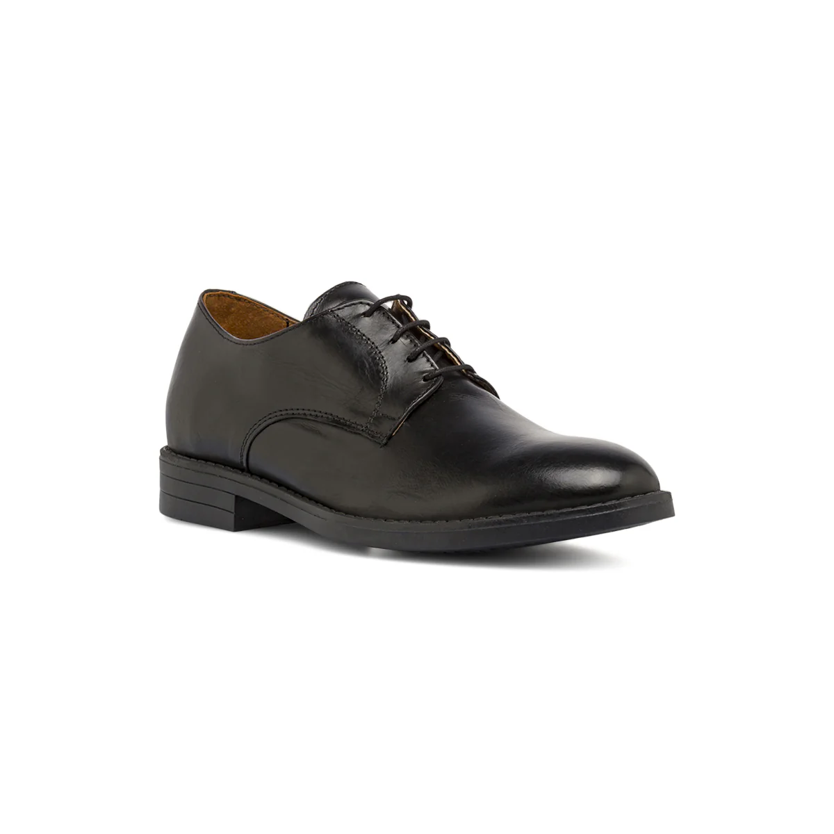 Stringate da Uomo nere in pelle con soletta Soft Touch Primopiano - Image 2