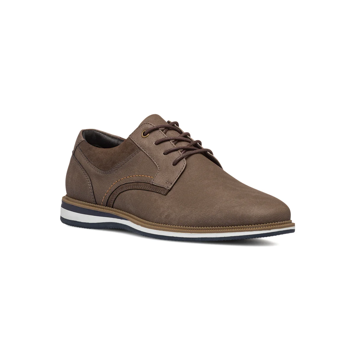 Stringate derby casual taupe da uomo Riflessi Urbani - Image 2