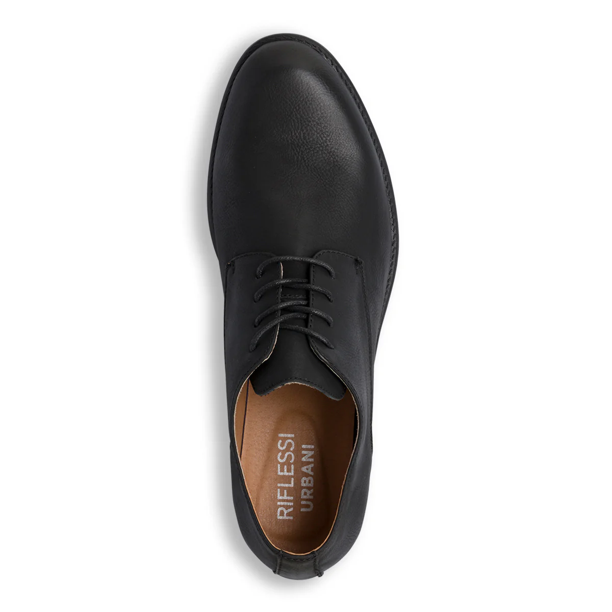 Stringate derby eleganti nere da uomo Riflessi Urbani - Image 5
