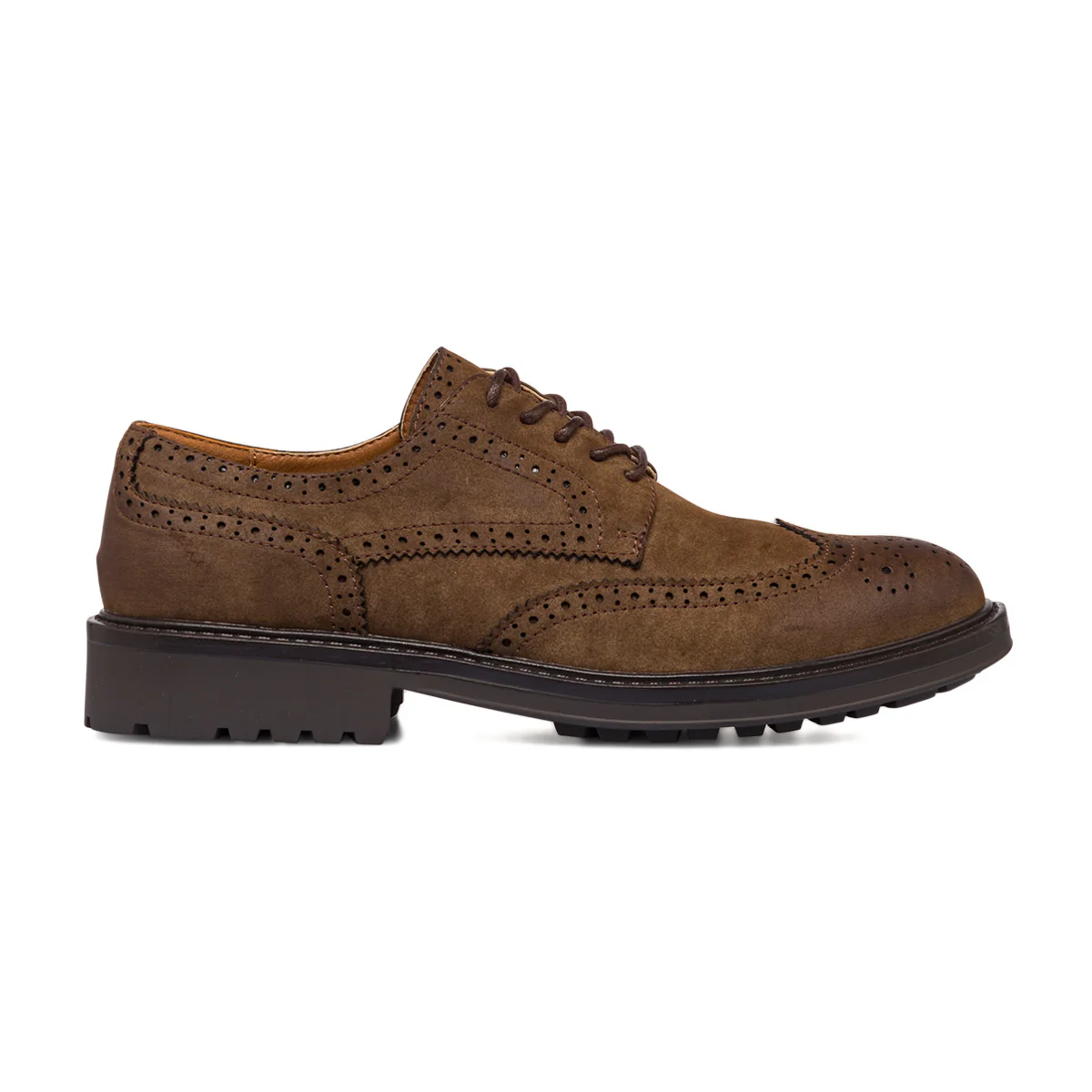 Stringate derby eleganti uomo marroni effetto scamosciato Riflessi Urbani