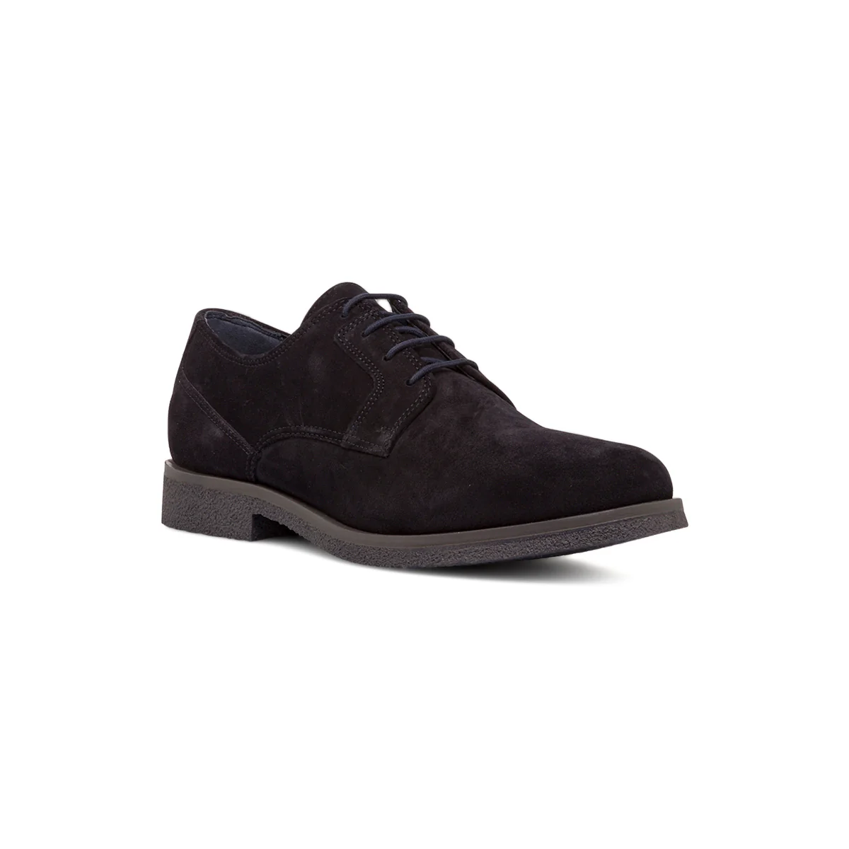 Stringate eleganti blu derby da uomo in pelle scamosciata Geox - Image 2