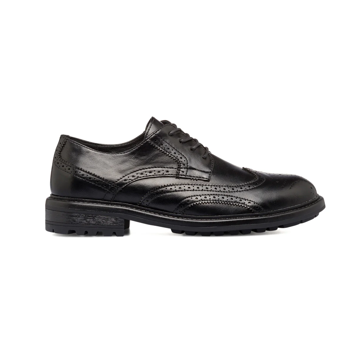 Stringate eleganti derby da uomo con allacciatura Derby e dettagli brogue Riflessi Urbani - Image 4