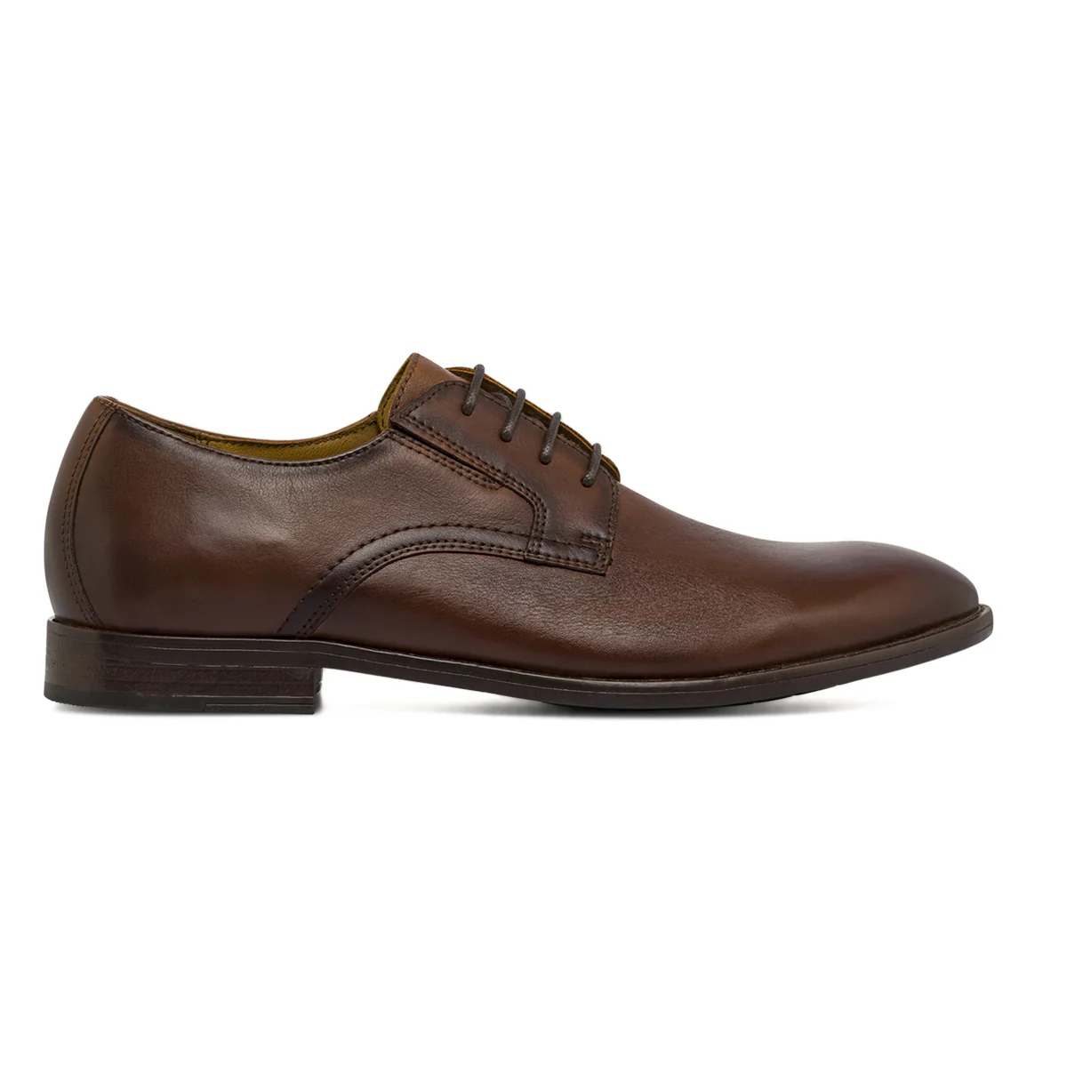 Stringate eleganti Derby marroni da Uomo in pelle Primopiano