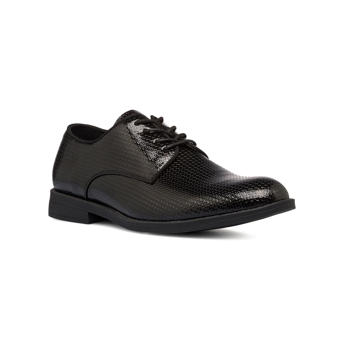 Stringate eleganti derby nere da uomo con decorazione sulla tomaia Riflessi Urbani - Image 2