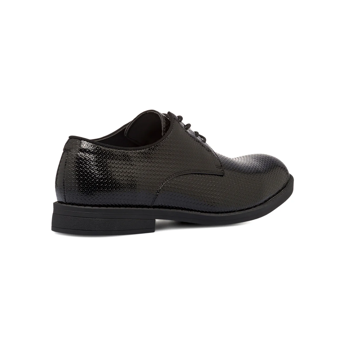 Stringate eleganti derby nere da uomo con decorazione sulla tomaia Riflessi Urbani - Image 3