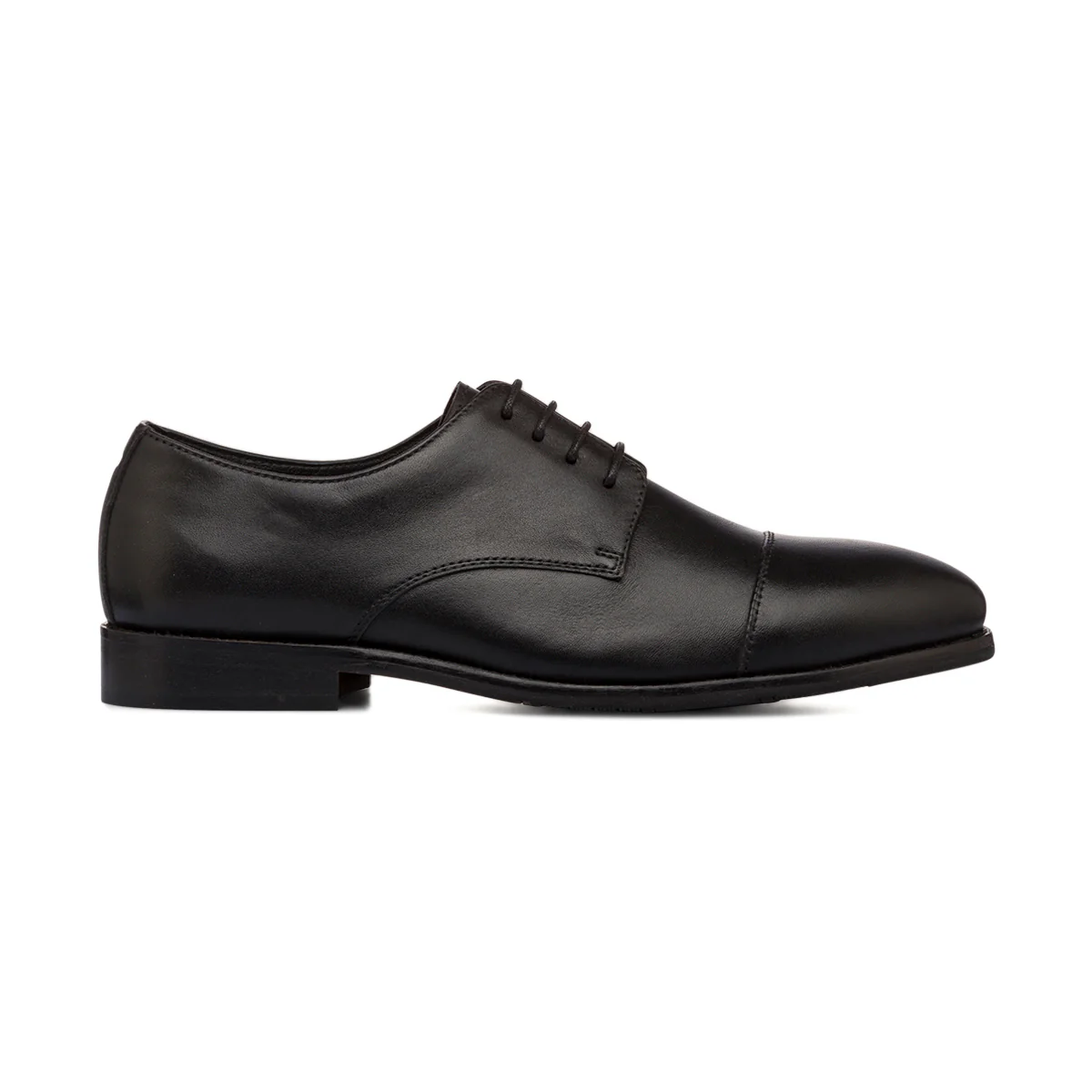 Stringate eleganti nere da Uomo in pelle con allacciatura Derby La Cuoieria