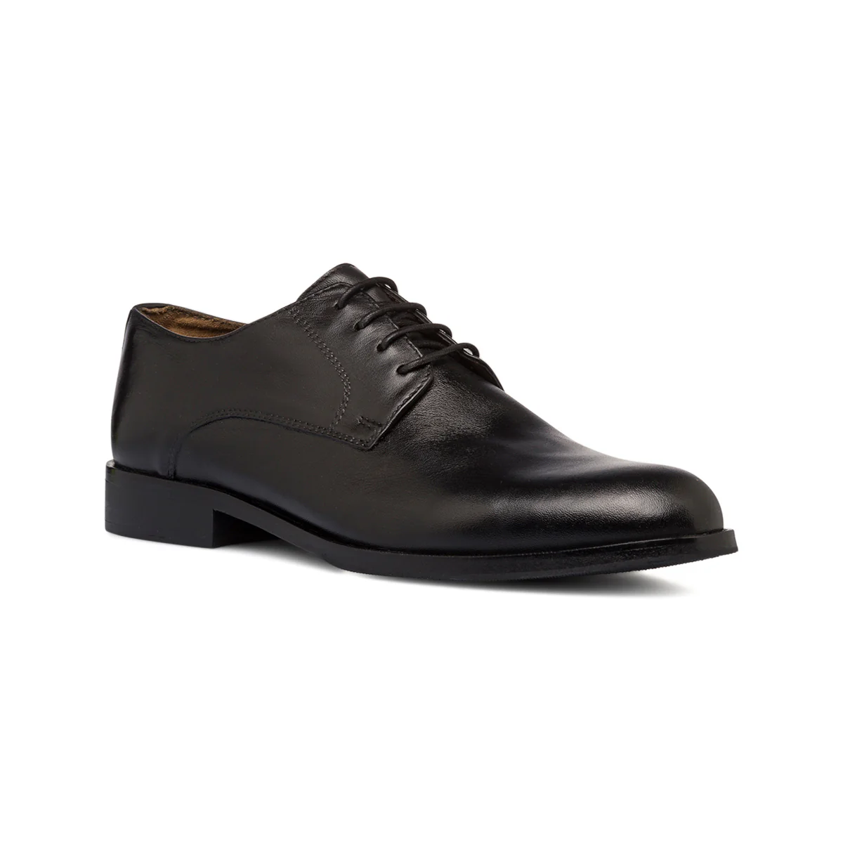 Scarpe Classiche Uomo Nere in pelle con cuciture Decorative Riflessi Urbani - Image 9