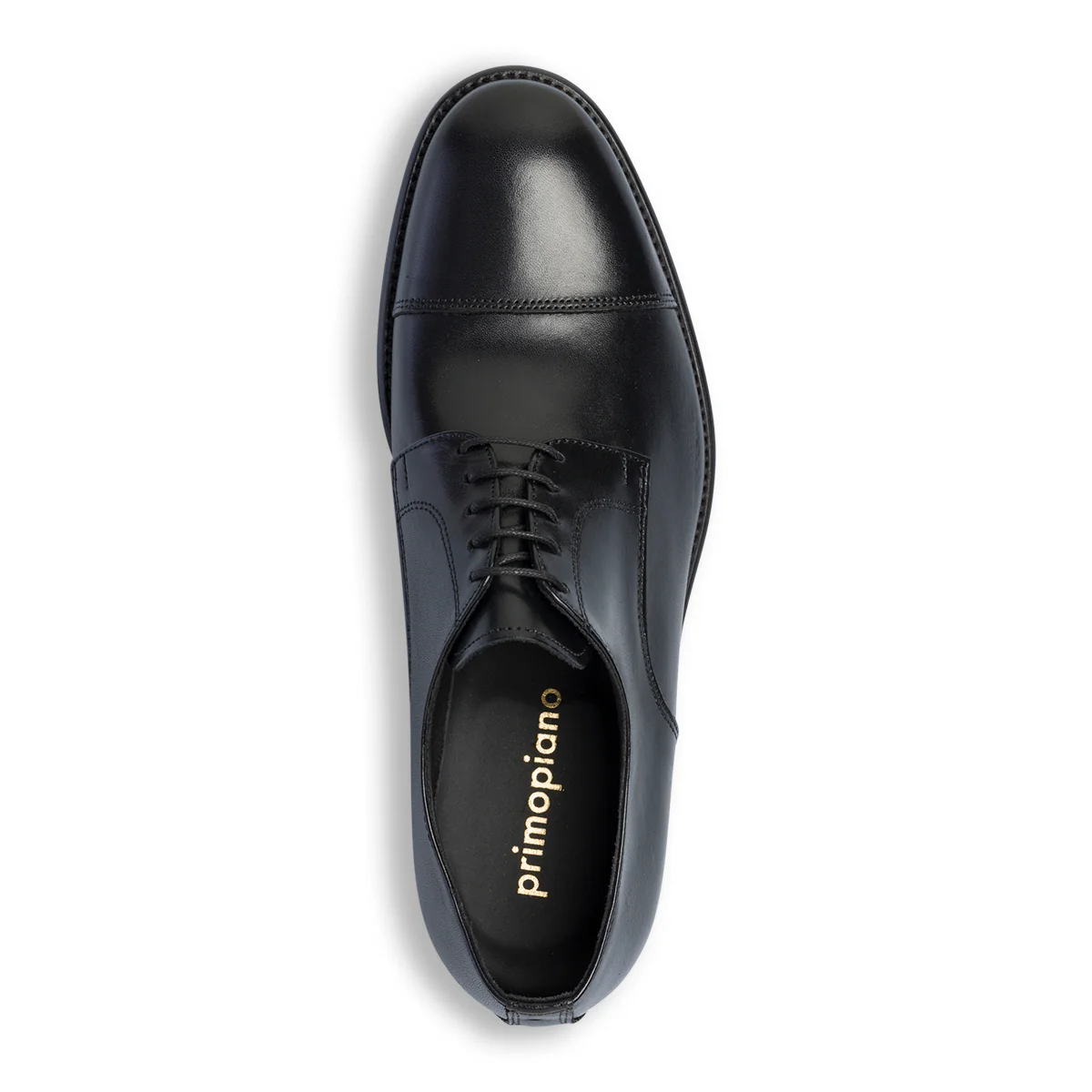 Stringate eleganti nere in pelle da uomo Primopiano - Image 8