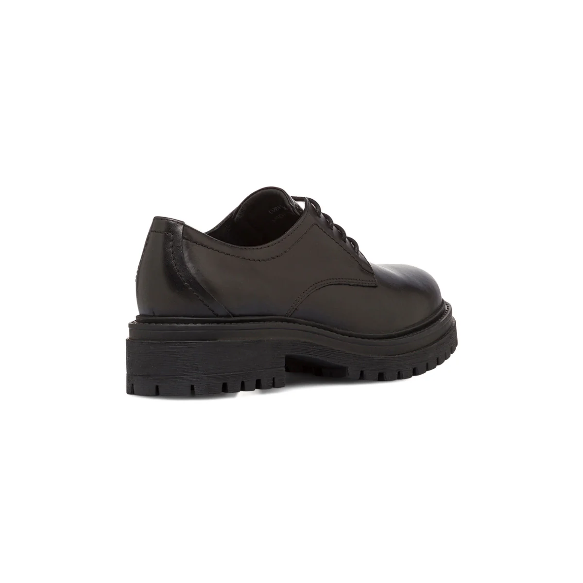 Stringate in pelle nere da donna con allacciatura Derby Geox Iridea - Image 3