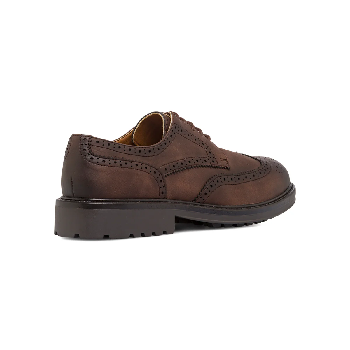 Stringate marroni da Uomo con dettagli Brogue Riflessi Urbani - Image 3