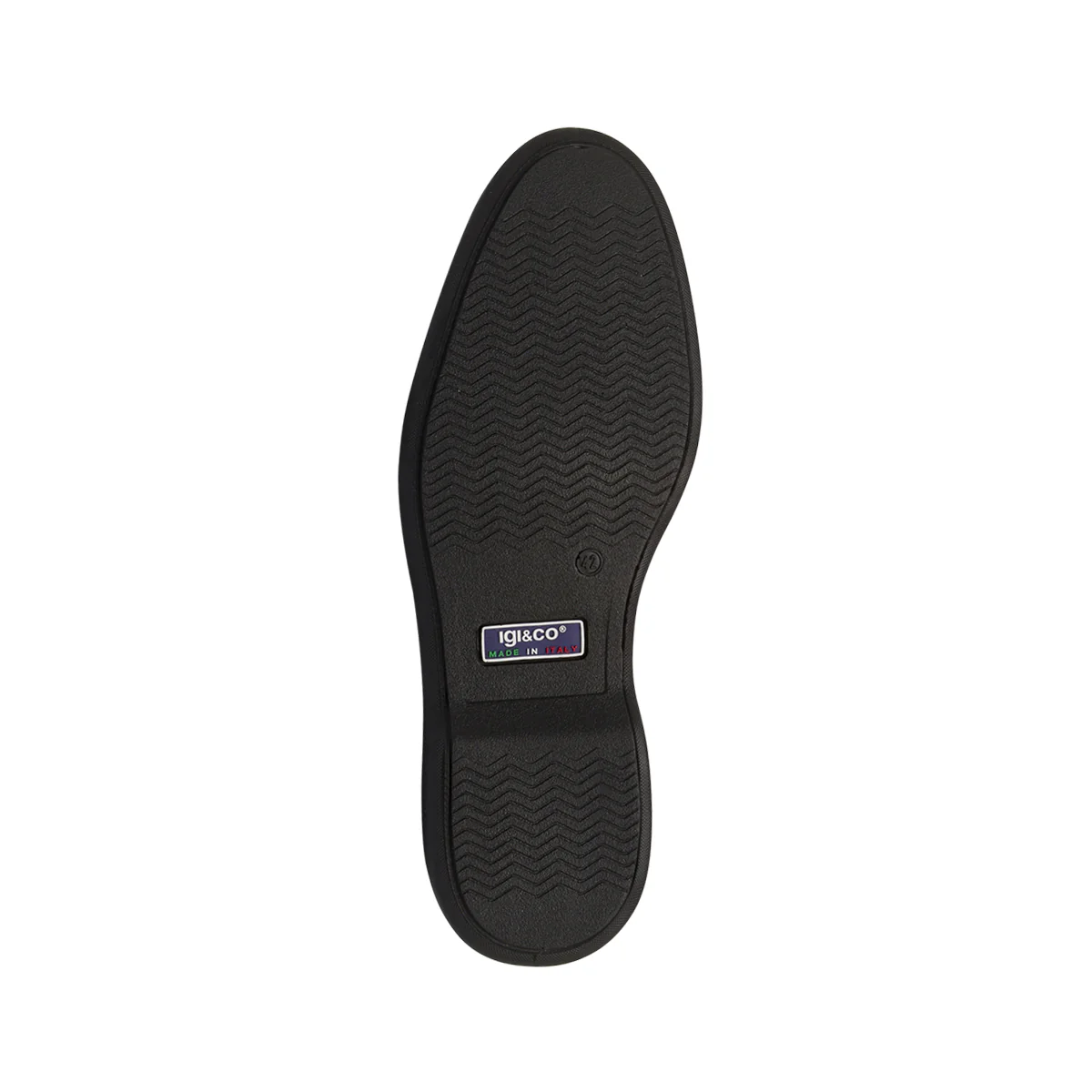 Stringate modello Derby nere da Uomo in pelle con logo Igi&Co - Image 4