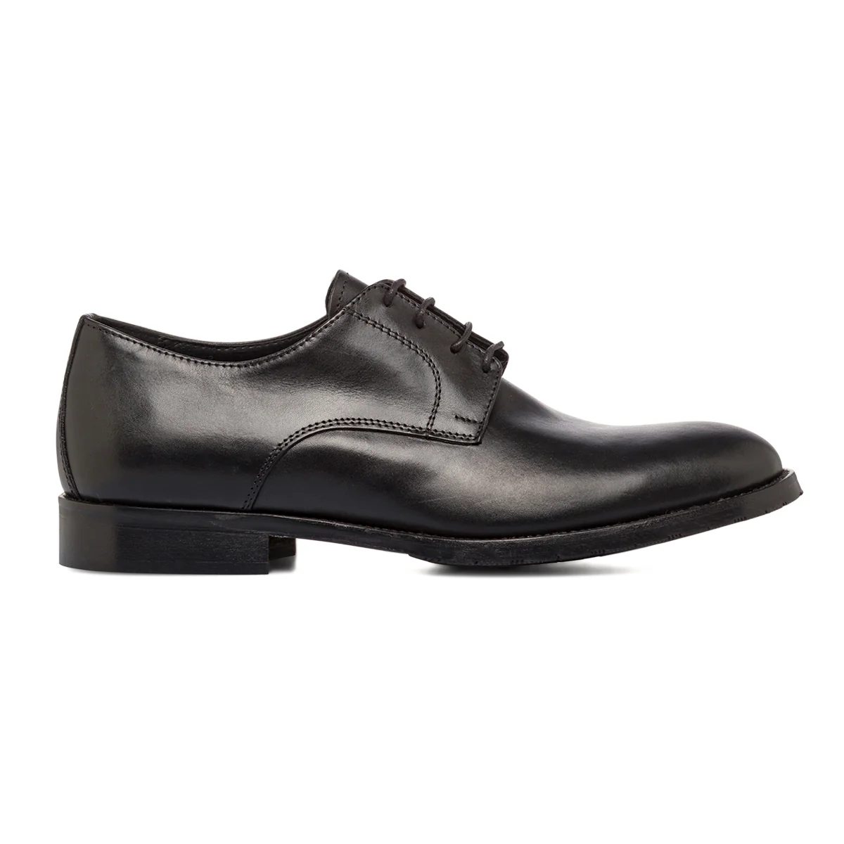 Stringate nere da Uomo in pelle con allacciatura derby Primopiano