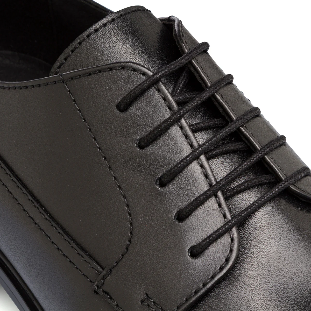 Stringate nere traspiranti da Uomo in pelle con allacciatura Derby Geox - Image 5