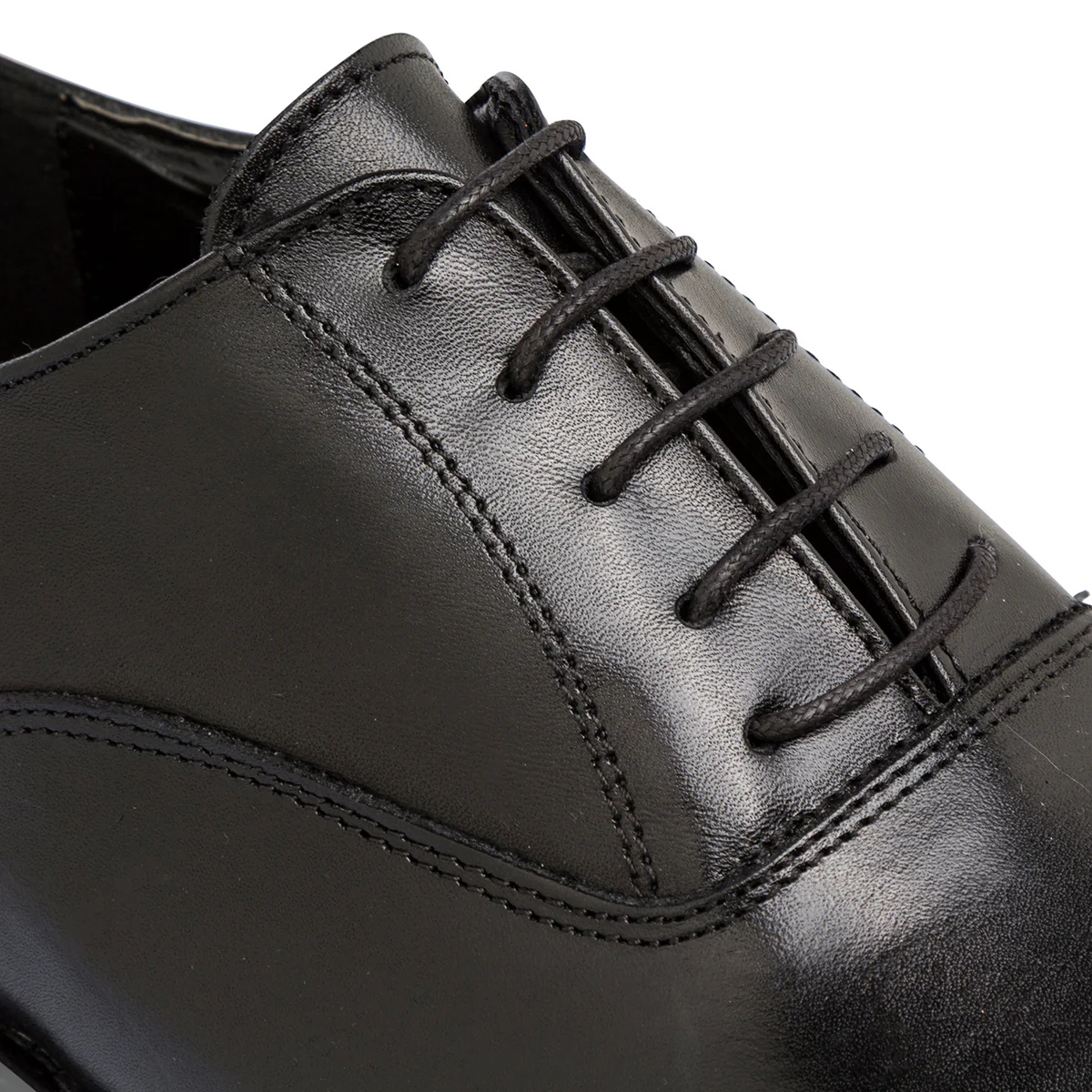 Stringate oxford eleganti da uomo nere in pelle Primopiano - Image 4