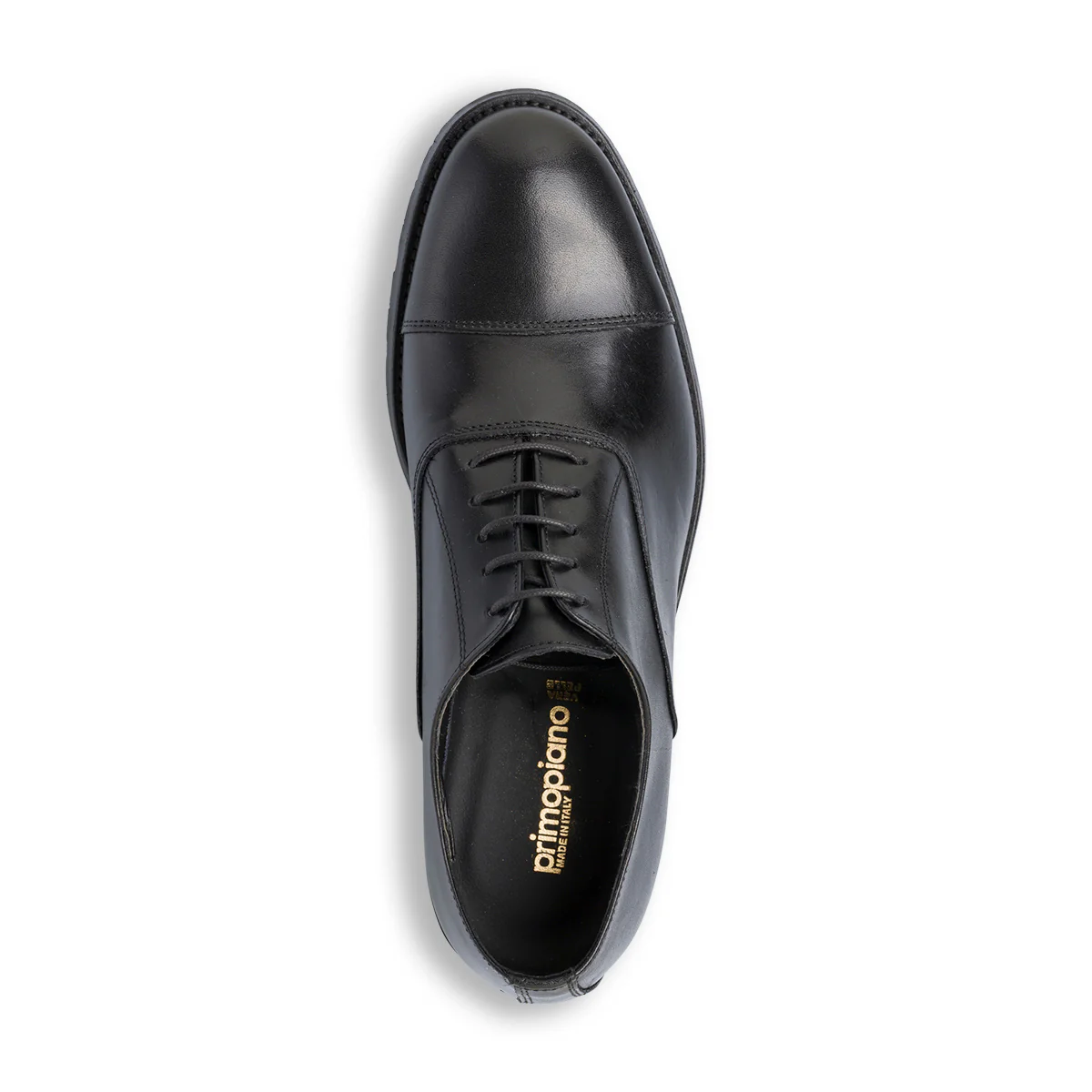 Stringate oxford eleganti da uomo nere in pelle Primopiano - Image 5