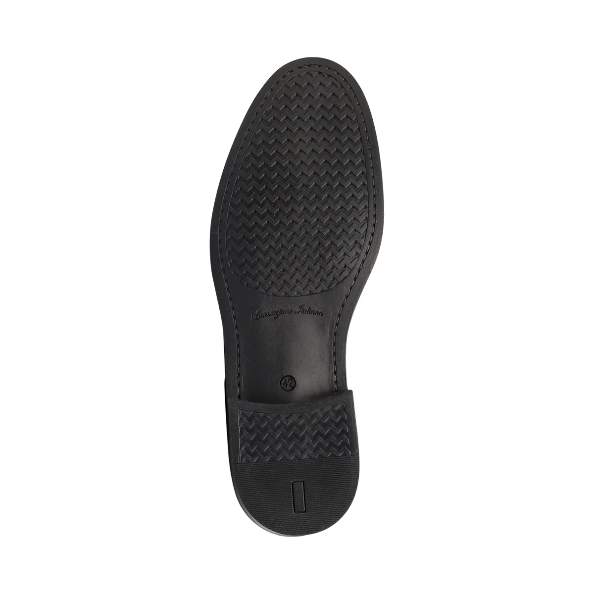 Stringate Oxford nere da Uomo in morbida pelle Primopiano - Image 5