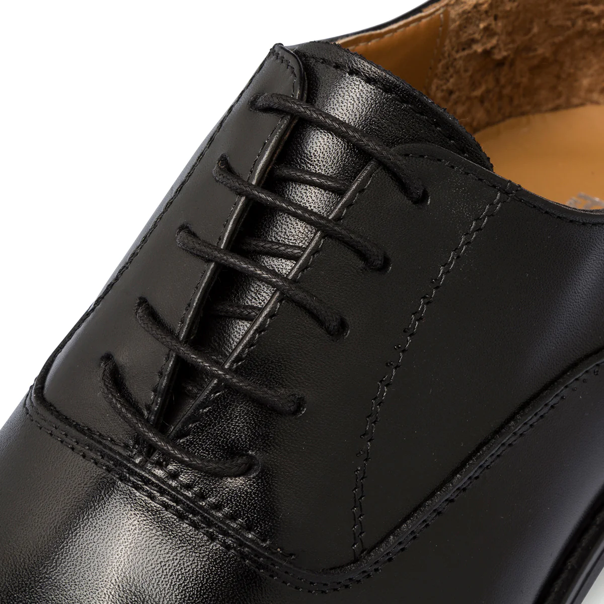 Stringate oxford nere in pelle da uomo Primopiano - Image 5