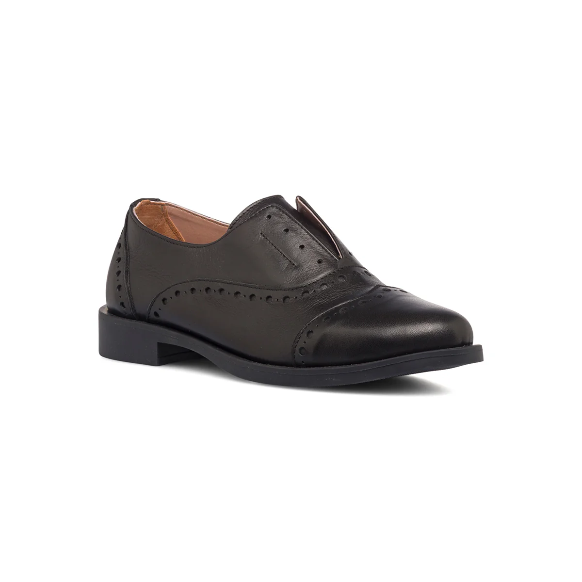 Stringate senza lacci nere in pelle da donna P Essentials - Image 2