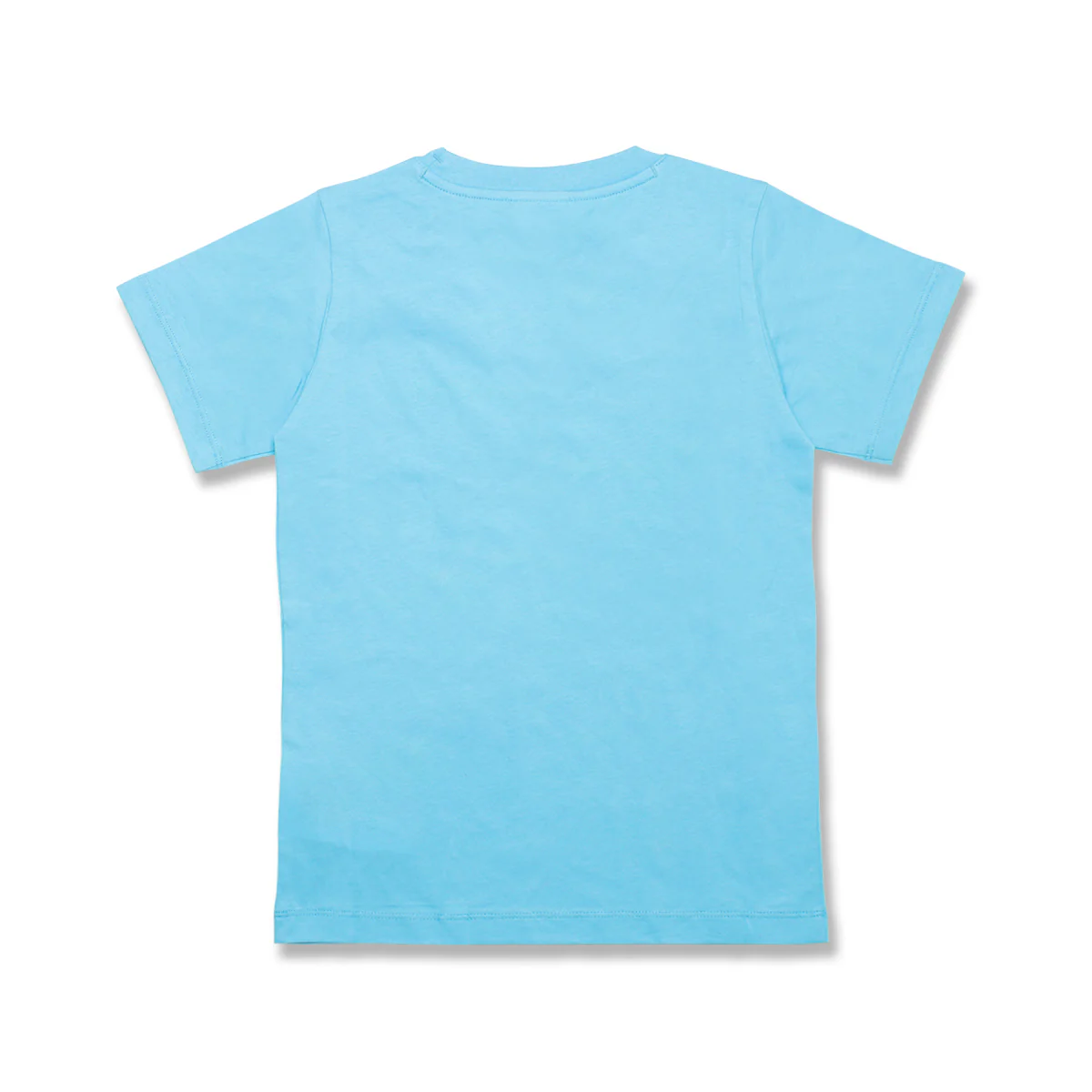 T-shirt azzurra da bambino con logo sul petto Champion - Image 2