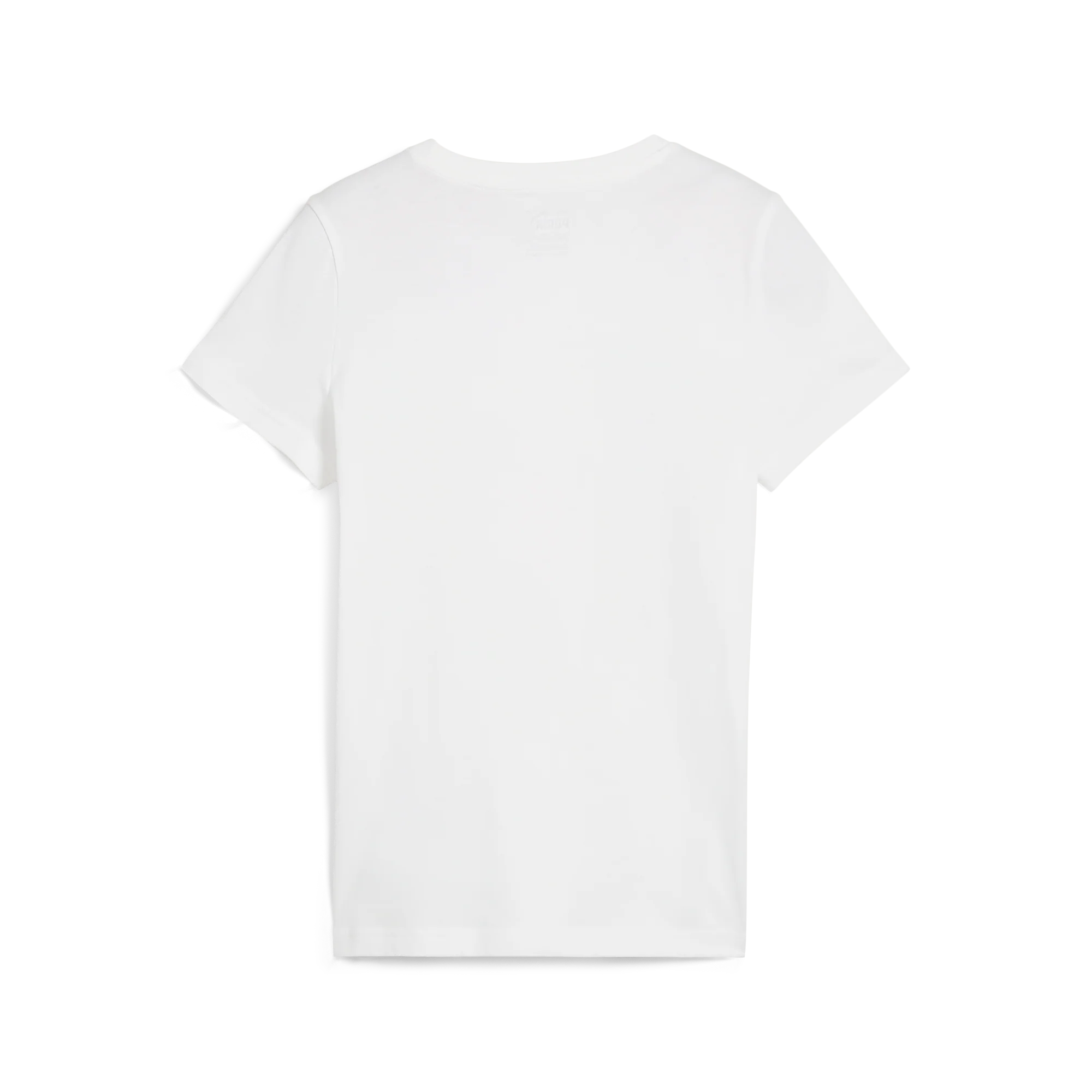 T-shirt bambina bianco con logo oro Puma - Image 2