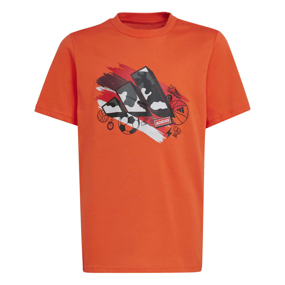 T-shirt bambino arancione Training Graphic Junior adidas - Image 17