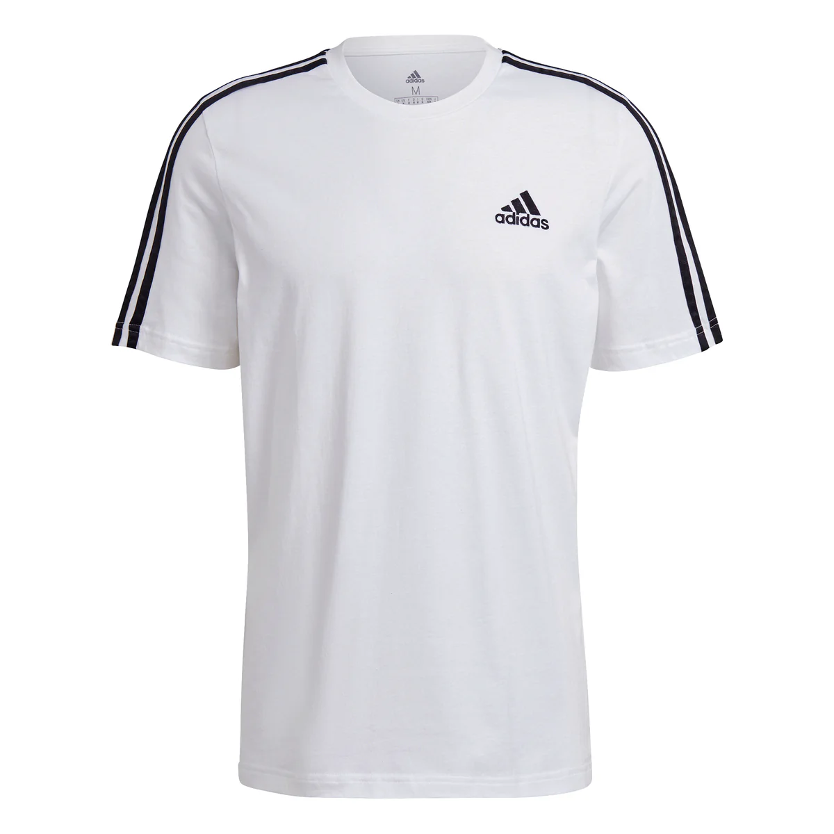 T-shirt bianca adidas Essentials 3-Stripes - Image 6