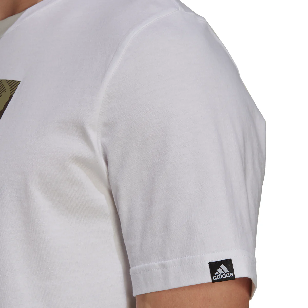T-shirt bianca con stampa mimetica adidas Camo Box Graphic - Image 4