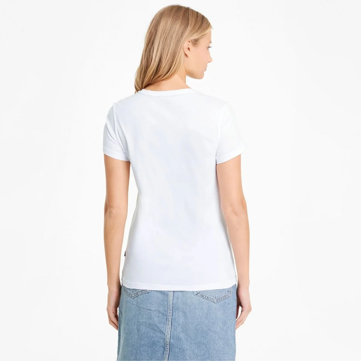 T-shirt bianca con stampa Puma Heart - Image 2
