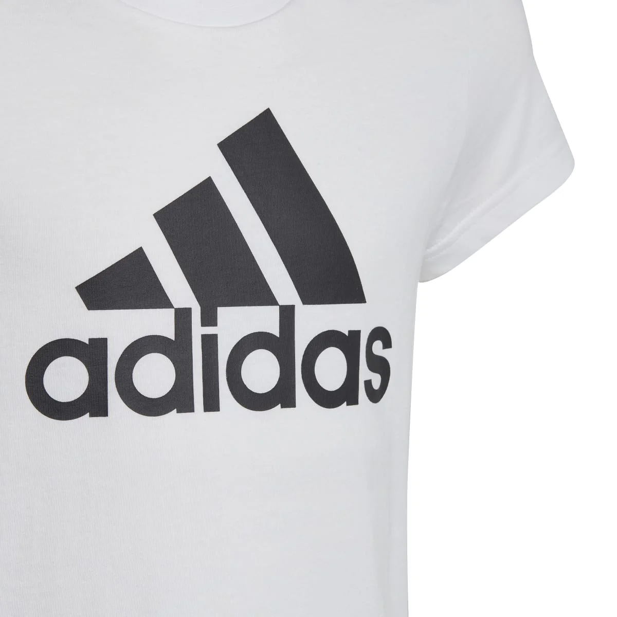 T-shirt bianca da bambina adidas Essentials Big Logo - Image 4
