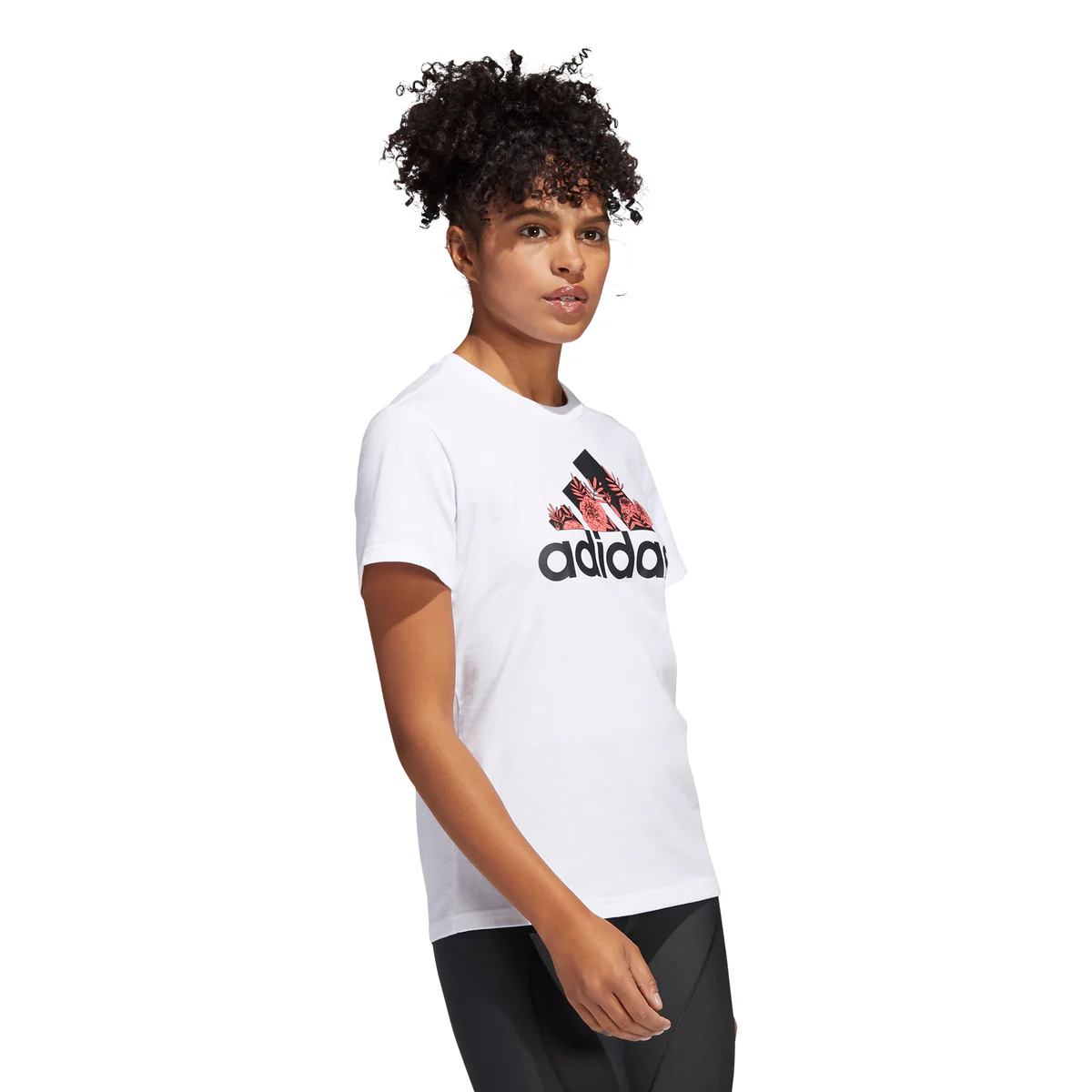 T-shirt bianca da donna adidas - Image 2