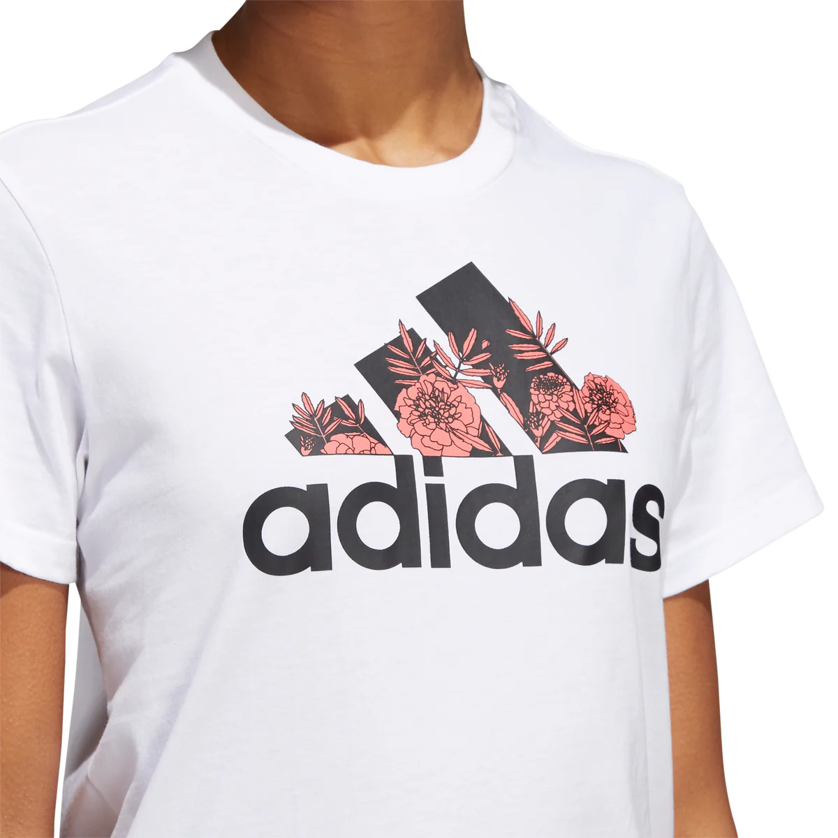 T-shirt bianca da donna adidas - Image 4