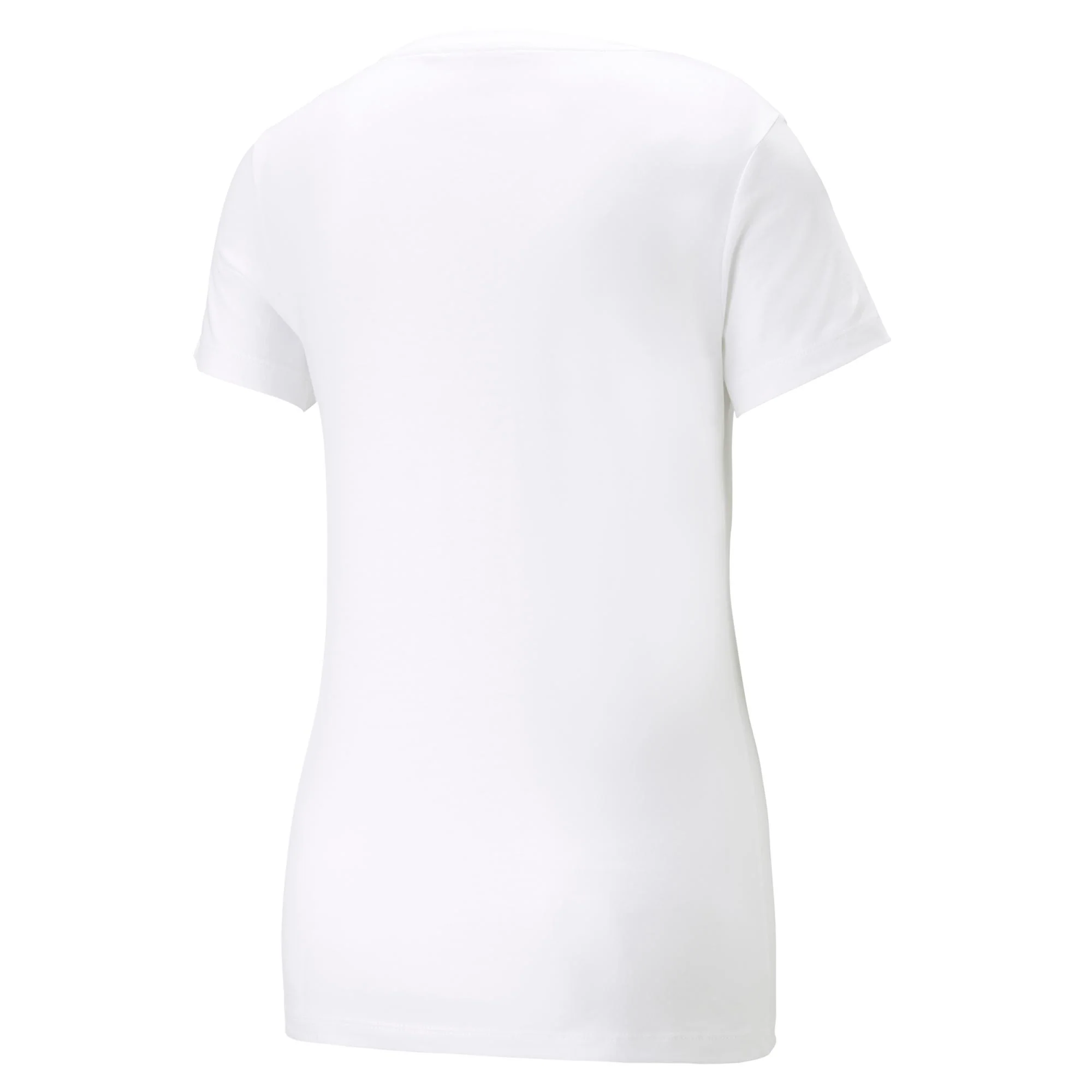 T-shirt bianca da donna con logo iridescente Puma Essentials+ NOVASHINE - Image 7