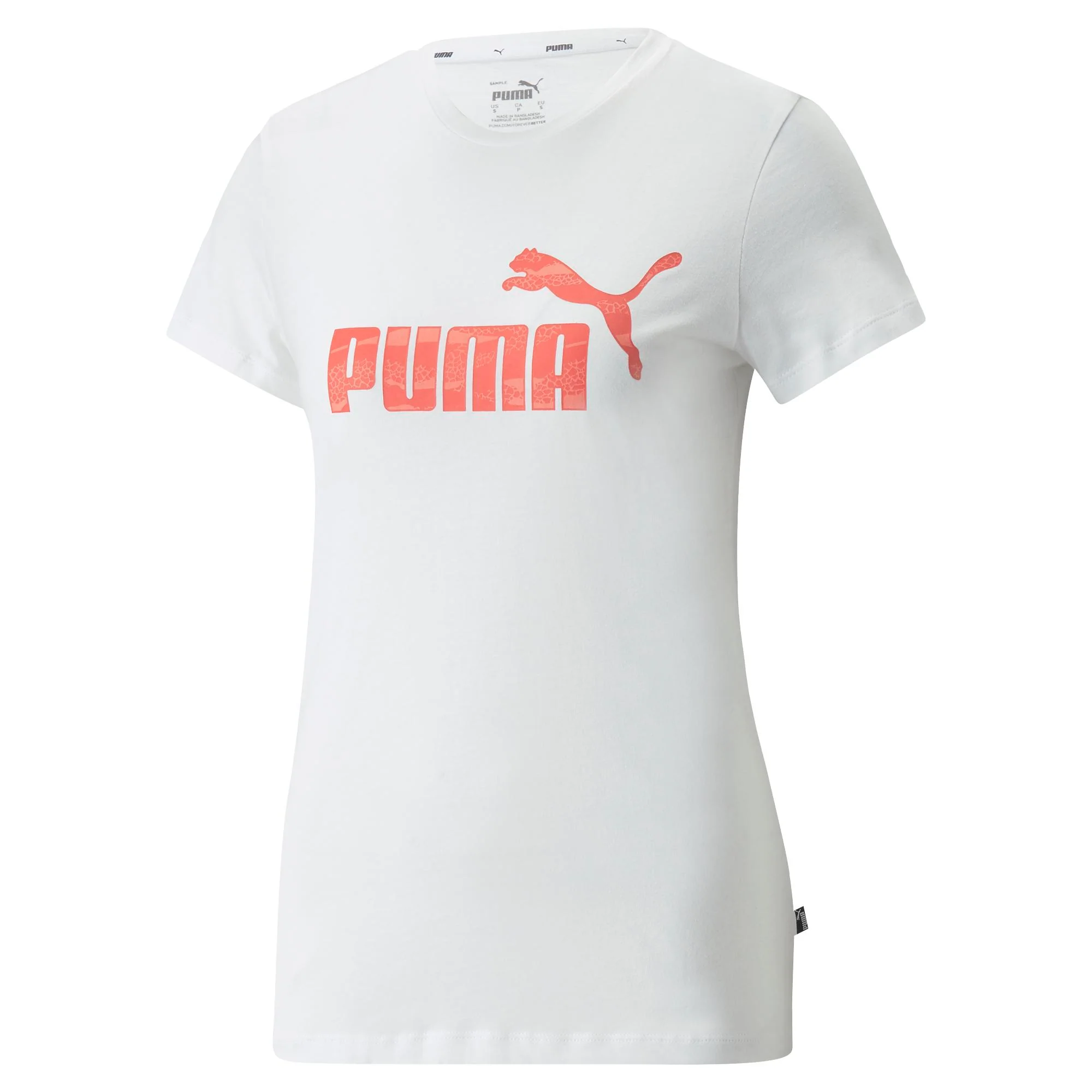 T-shirt bianca da donna con logo sul petto Puma Essentials+ - Image 6